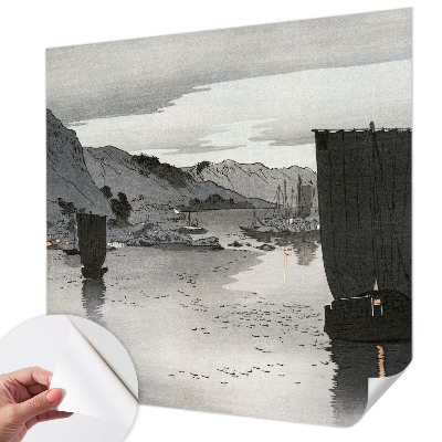 Papel mural texturado decorativo Bahía vespertina