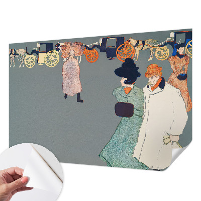 Mural de pared con estampado hermoso Trajes de entrenador