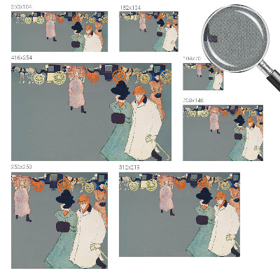 Mural de pared con estampado hermoso Trajes de entrenador