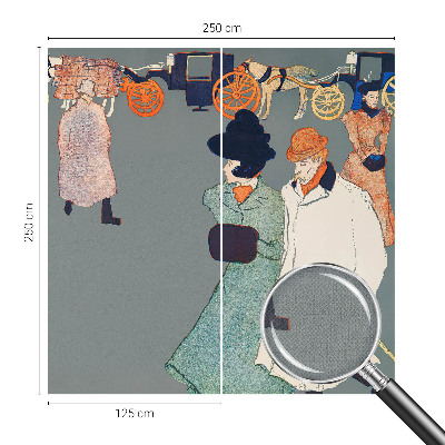 Mural de pared con estampado hermoso Trajes de entrenador