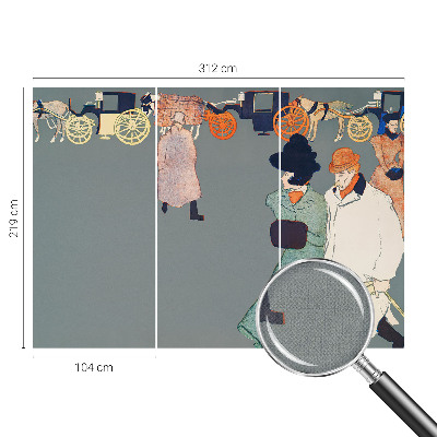 Mural de pared con estampado hermoso Trajes de entrenador