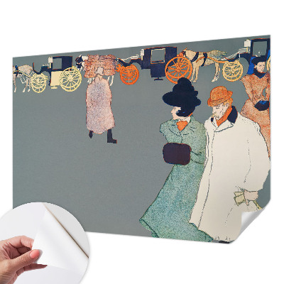 Mural de pared con estampado hermoso Trajes de entrenador