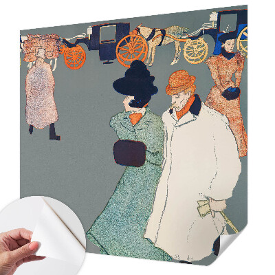 Mural de pared con estampado hermoso Trajes de entrenador