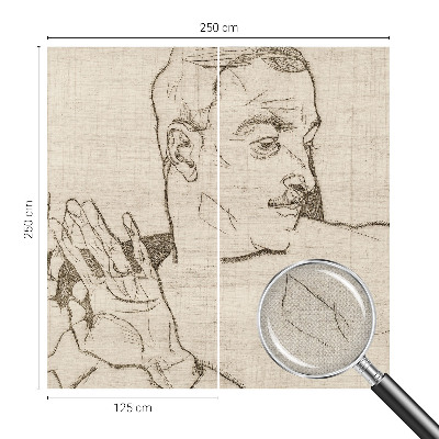 Fotomural decorativo para cabecero de cama Un carácter distintivo