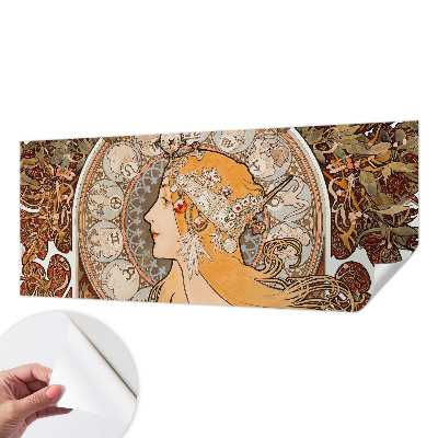 Papel mural con patrón decorativo con diseño inspirado en los signos del zodiaco