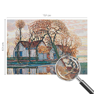 Mural de pared con estampado hermoso Paisaje idílico