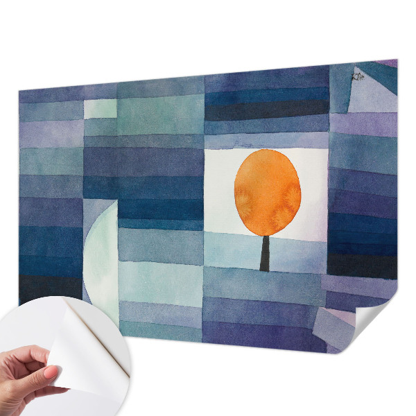 Fotomural decorativo para cabecero de cama con un diseño de árbol abstracto