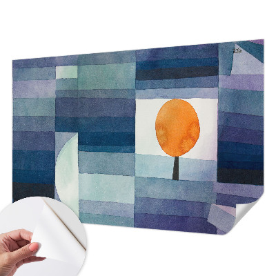 Fotomural decorativo para cabecero de cama con un diseño de árbol abstracto