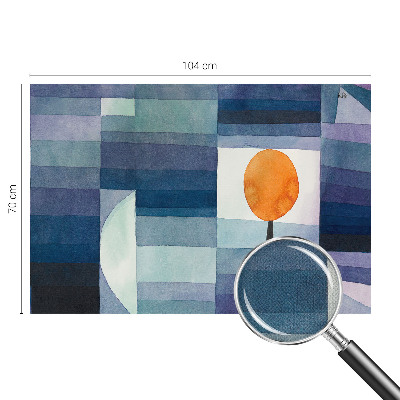 Fotomural decorativo para cabecero de cama con un diseño de árbol abstracto