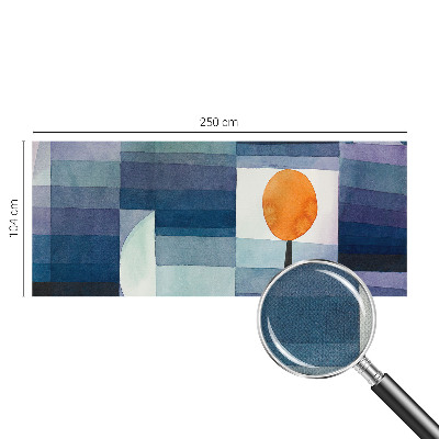 Fotomural decorativo para cabecero de cama con un diseño de árbol abstracto
