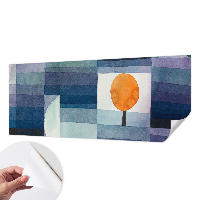 Fotomural decorativo para cabecero de cama con un diseño de árbol abstracto