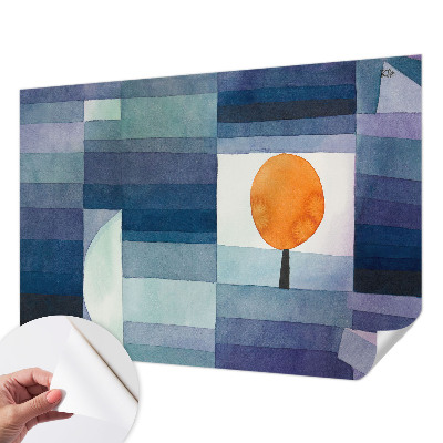 Fotomural decorativo para cabecero de cama con un diseño de árbol abstracto
