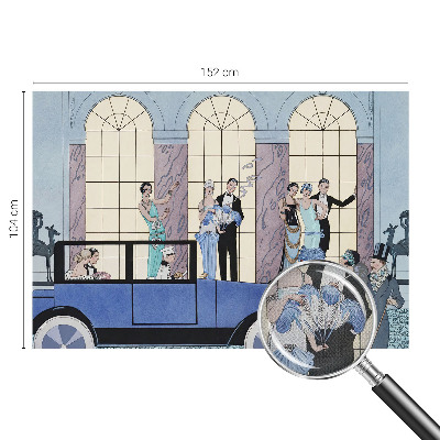 Papel mural con patrón decorativo Art déco