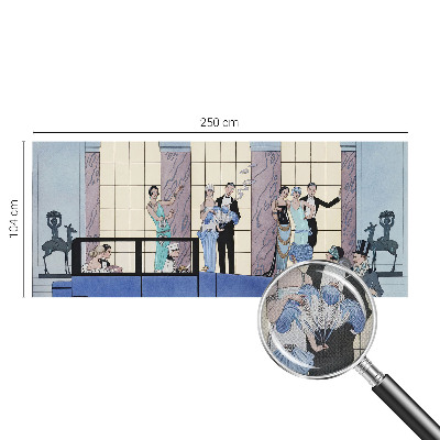 Papel mural con patrón decorativo Art déco