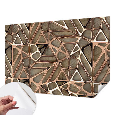 Papel mural con patrón decorativo con un diseño geométrico
