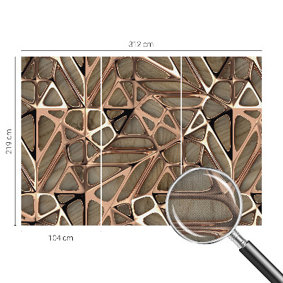 Papel mural con patrón decorativo Patrón geométrico