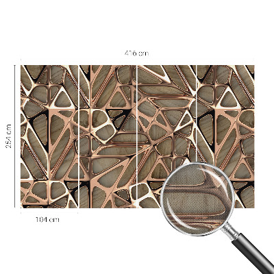 Papel mural con patrón decorativo Patrón geométrico