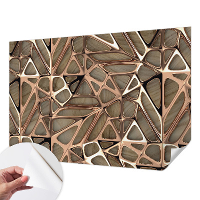 Papel mural con patrón decorativo con un diseño geométrico