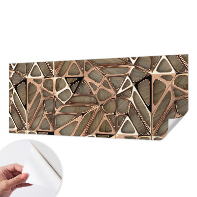 Papel mural con patrón decorativo con un diseño geométrico