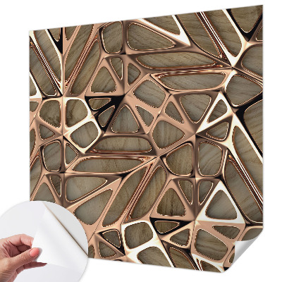 Papel mural con patrón decorativo con un diseño geométrico