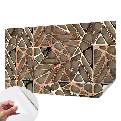 Papel mural con patrón decorativo con un diseño geométrico