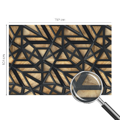 Mural de pared con estampado hermoso Conexión geométrica