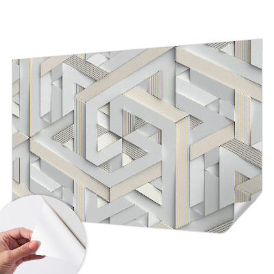 Fotomural decorativo para cabecero de cama Formas ilusorias