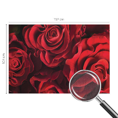Papel mural texturado decorativo rosas rojas