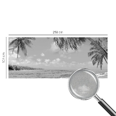 Papel mural con patrón decorativo paraíso tropical