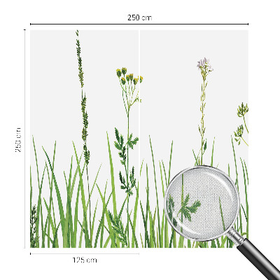 Mural de pared con estampado hermoso Flora sutil