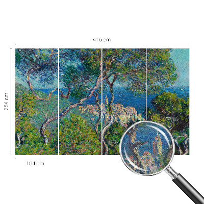 Papel mural con patrón decorativo Vistas mediterráneas