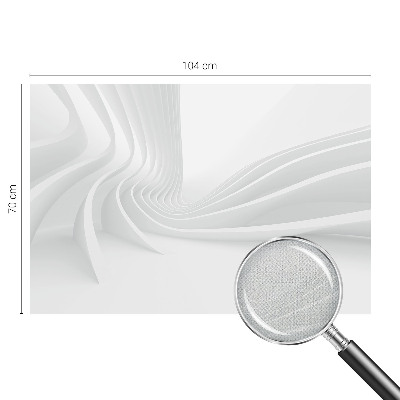 Fotomural decorativo para cabecero de cama con diseño de líneas fluidas