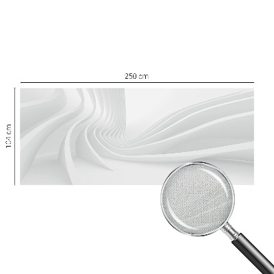 Fotomural decorativo para cabecero de cama con diseño de líneas fluidas