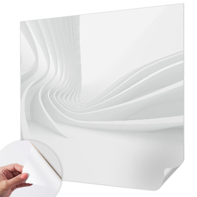 Fotomural decorativo para cabecero de cama con diseño de líneas fluidas
