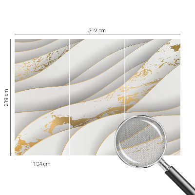Papel mural texturado decorativo con patrones dinámicos