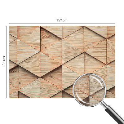 Mural de pared con estampado hermoso con mosaico de madera