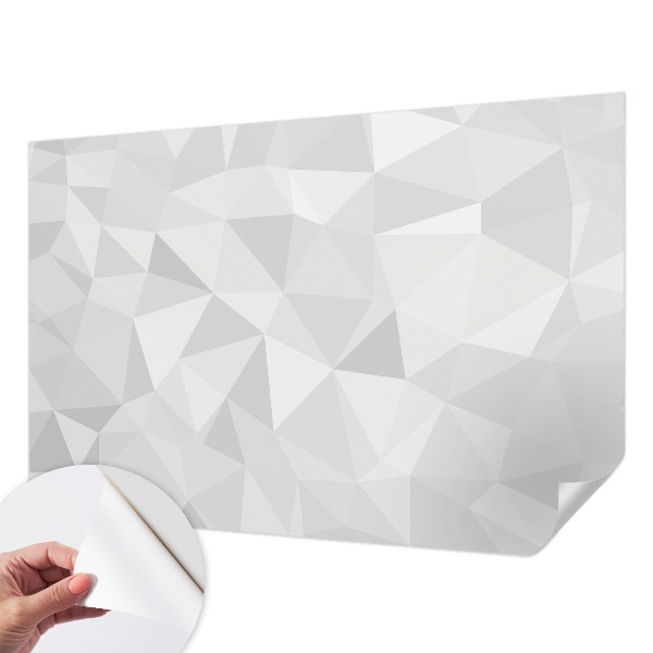 Papel mural con patrón decorativo con un motivo de mosaico triangular