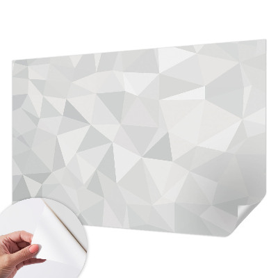 Papel mural con patrón decorativo con un motivo de mosaico triangular