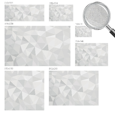 Papel mural con patrón decorativo Mosaico triangular