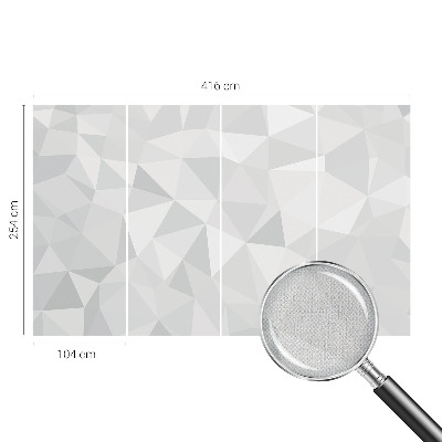 Papel mural con patrón decorativo con un motivo de mosaico triangular