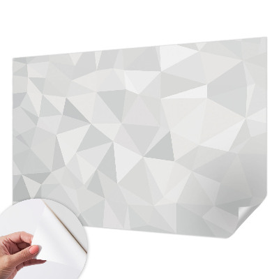 Papel mural con patrón decorativo con un motivo de mosaico triangular