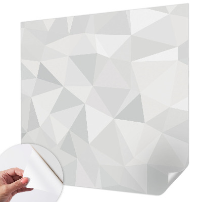 Papel mural con patrón decorativo con un motivo de mosaico triangular