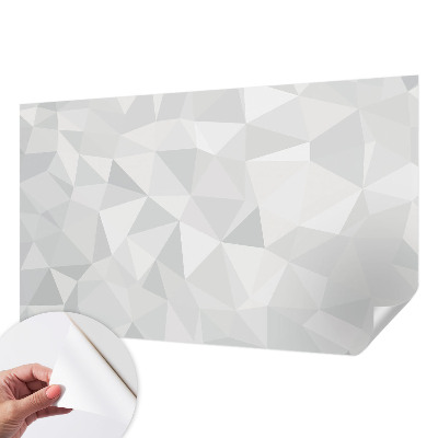 Papel mural con patrón decorativo con un motivo de mosaico triangular