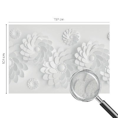 Papel mural con patrón decorativo con motivo floral elegante