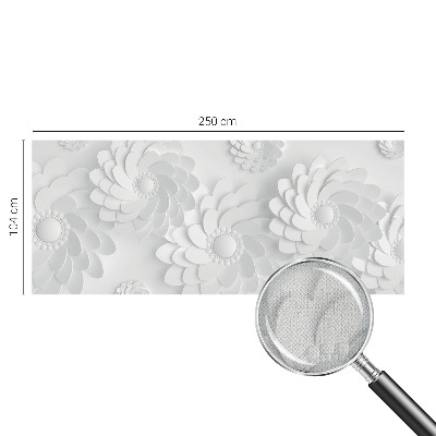 Papel mural con patrón decorativo con motivo floral elegante