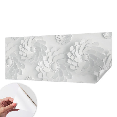 Papel mural con patrón decorativo con motivo floral elegante