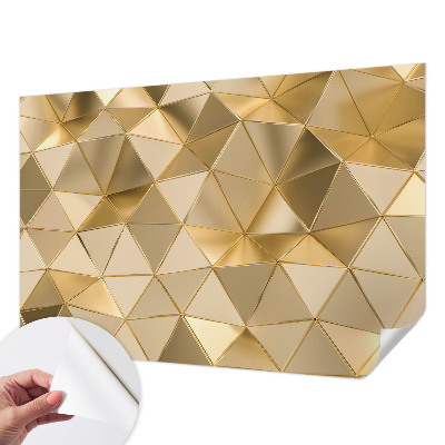 Fotomural decorativo para cabecero de cama con patrones triangulares