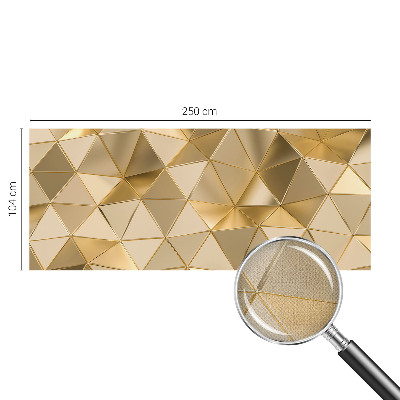 Fotomural decorativo para cabecero de cama con patrones triangulares