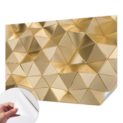Fotomural decorativo para cabecero de cama con patrones triangulares