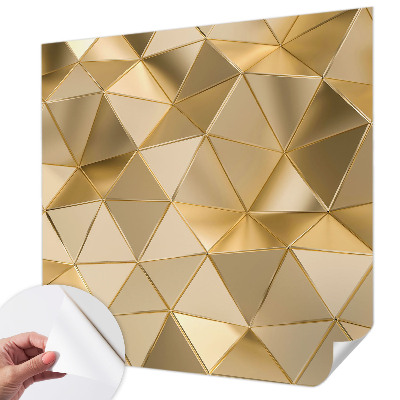 Fotomural decorativo para cabecero de cama con patrones triangulares